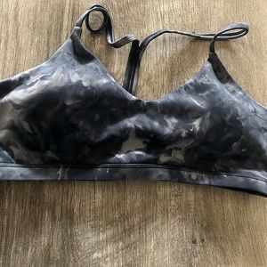 New CVG XL charcoal tie dye move free bra